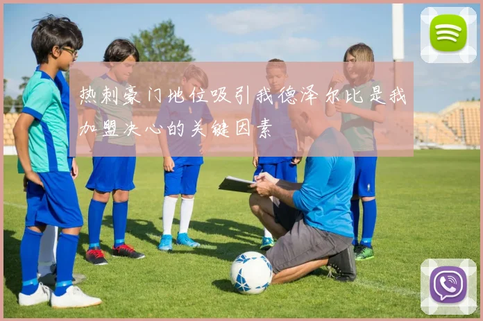 热刺豪门地位吸引我德泽尔比是我加盟决心的关键因素